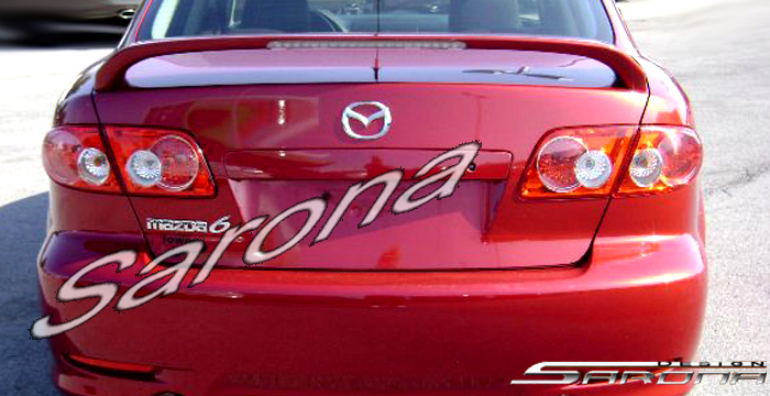 Custom Mazda Mazda6  Sedan Trunk Wing (2003 - 2006) - $215.00 (Part #MZ-034-TW)